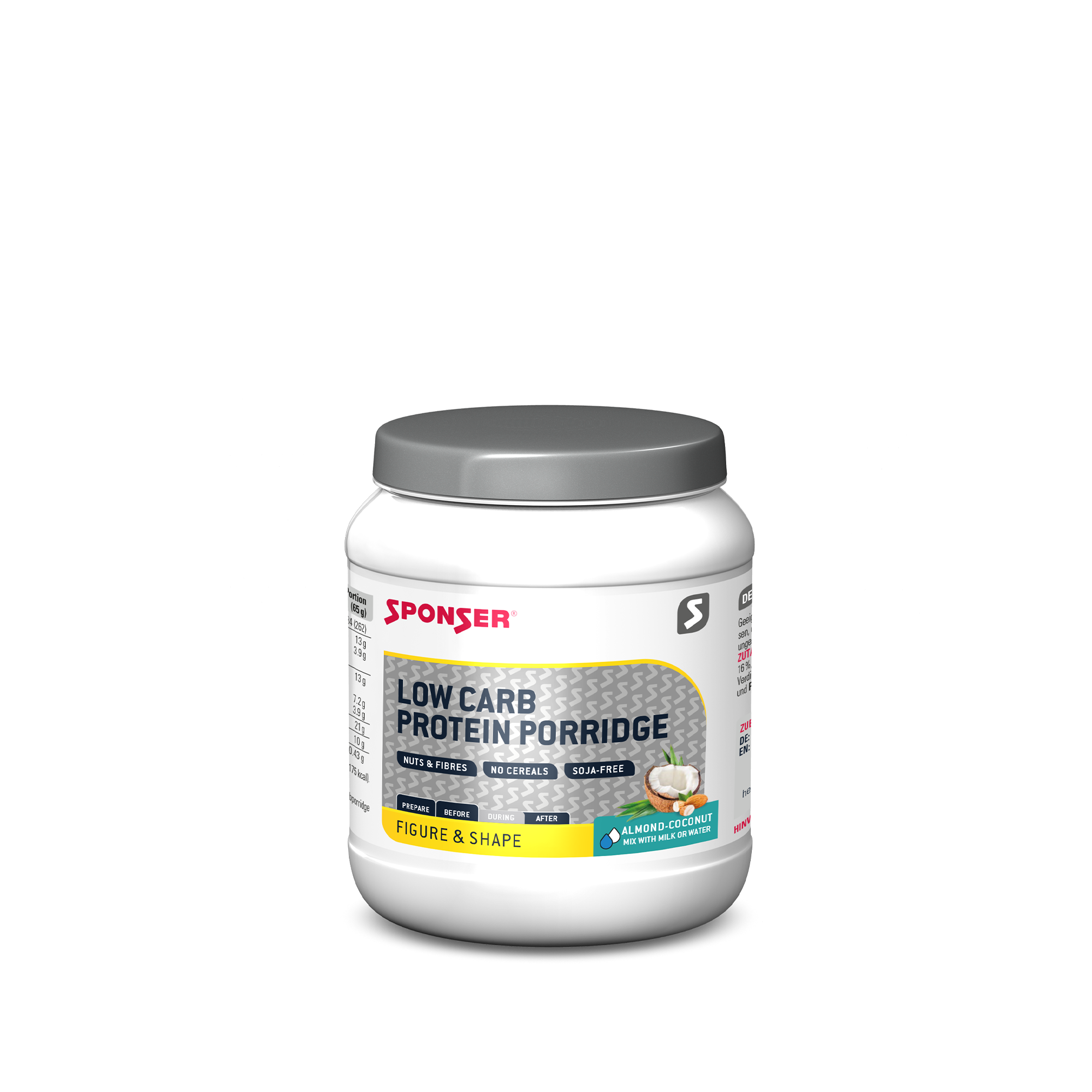 LOW CARB PROTEIN PORRIDGE | ALMOND-COCONUT.